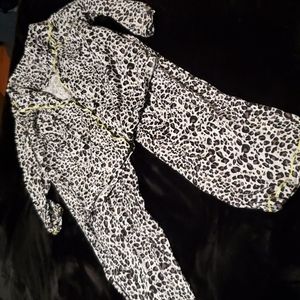 Lane Bryant Leopard Print Pajama Set